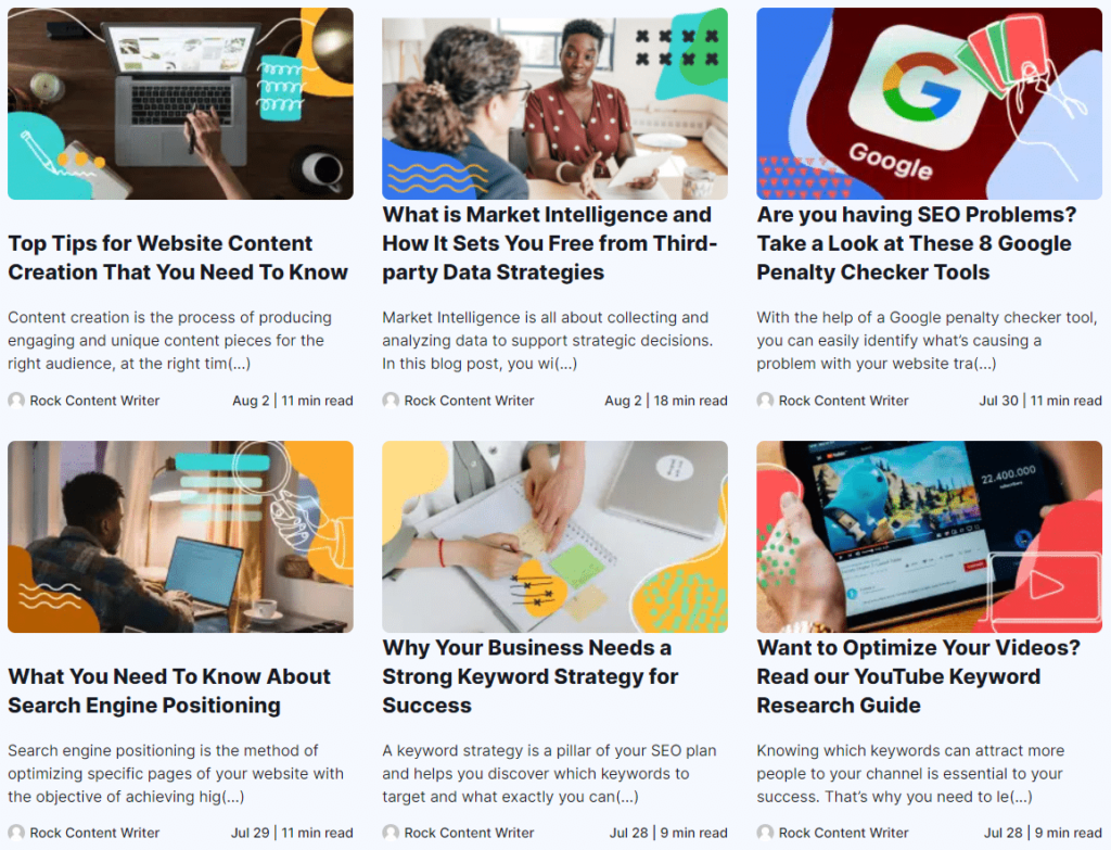 15 types de marketing de contenu pour votre croissance en 2025 4 Exemples d'articles de blog.