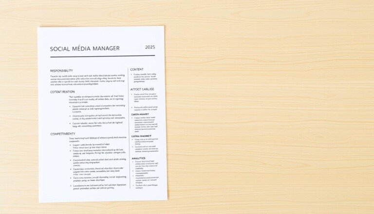social media manager fiche de poste