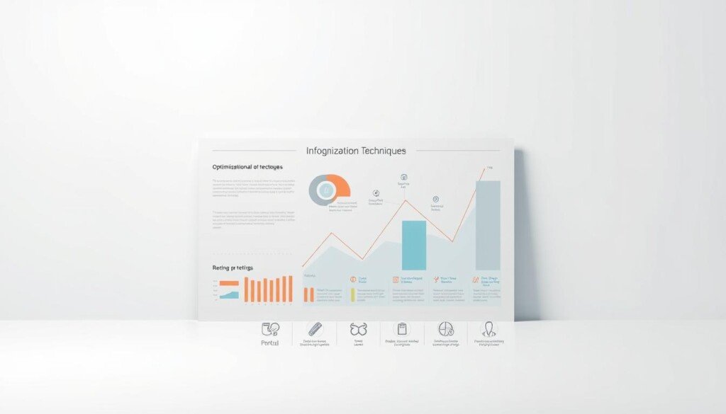 A meticulously crafted infographic set against a clean, minimalist background. In the foreground, a sleek data visualization with crisp, geometric shapes and harmonious color palettes, conveying the essence of optimization techniques. The midground features a series of well-organized icons and illustrations, each representing a specific optimization element. The background bathes the scene in soft, indirect lighting, creating a sense of balance and focus. The overall composition exudes a professional, intuitive, and visually captivating aesthetic, perfectly suited to illustrate the technical optimization of infographics.