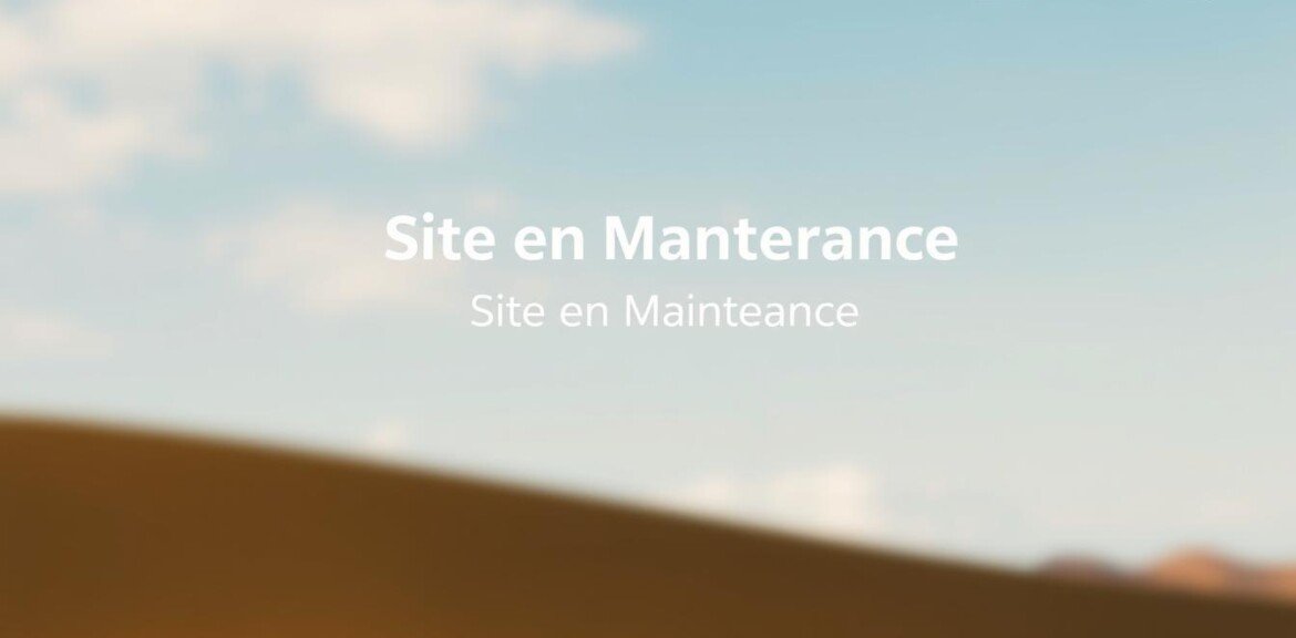 site en maintenance