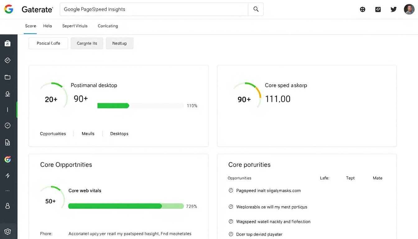 Accélération du temps de chargement : Guide complet pour optimiser votre site web 9 Capture d'écran de Google PageSpeed Insights analysant le temps de chargement d'un site