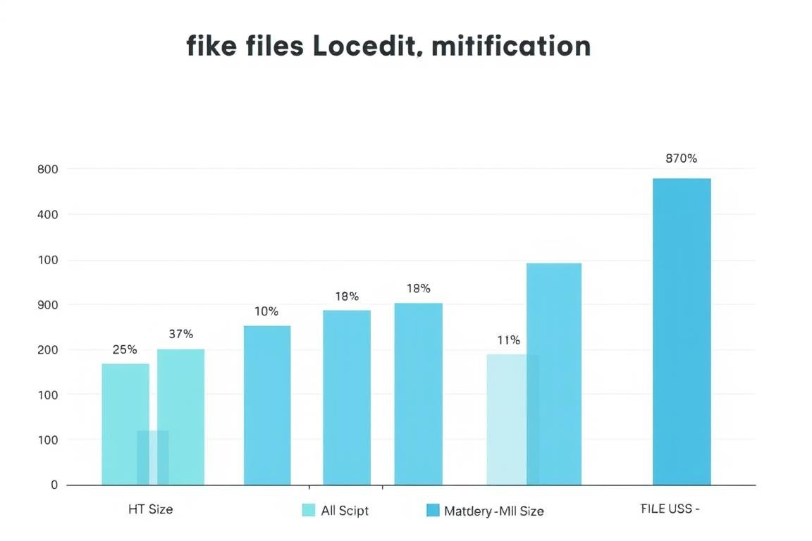 Accélération du temps de chargement : Guide complet pour optimiser votre site web 4 Graphique montrant la réduction de taille des fichiers après minification pour l'accélération du temps de chargement