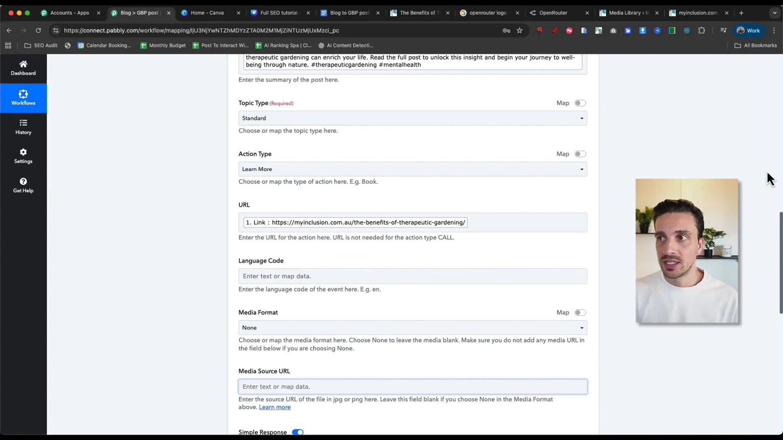 Automatisation : publication d’un article de blog vers Google Business Profile