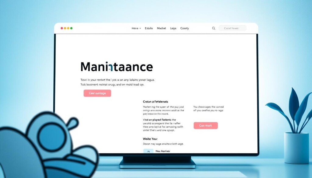 maintenance site web