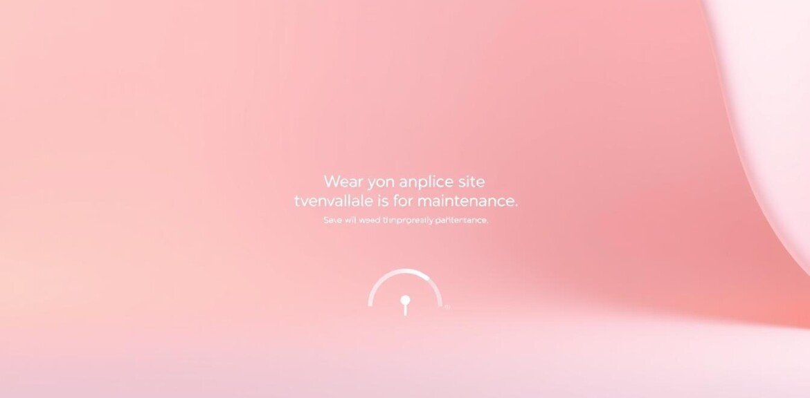 site en maintenance