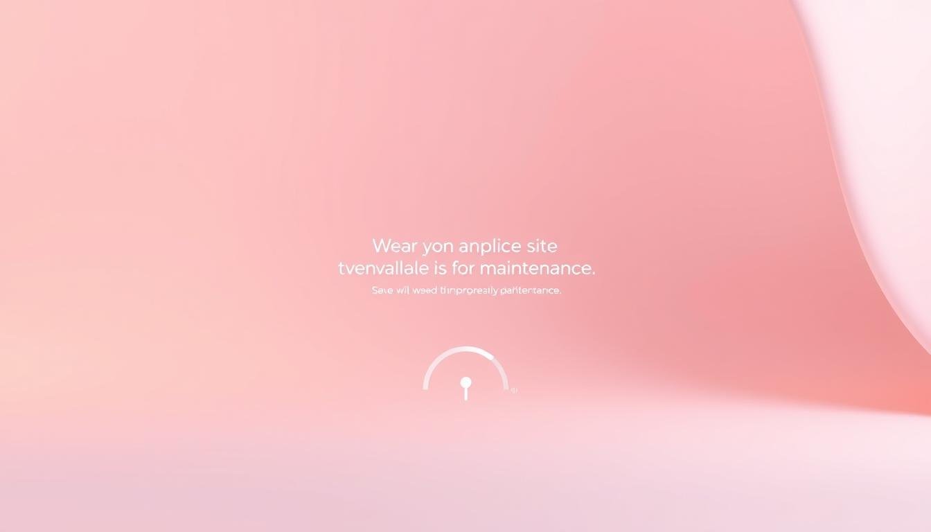 site en maintenance