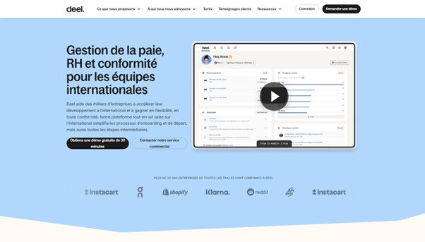 7 plateformes EOR incontournables pour recruter des talents marketing à distance en France 3 Deel est devenue la plateforme incontournable pour les entreprises en hyper-croissance