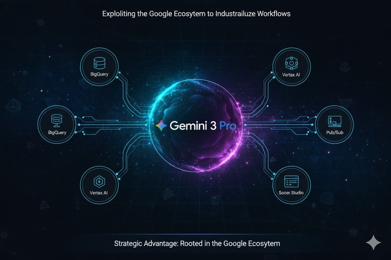 Un avantage stratégique de Gemini 3 pro est son enracinement dans l’écosystème Google. Cette intégration facilite la mise en production rapide : Accès aux fichiers Drive, lecture et édition de Google Sheets et Google Slides. Interaction avec Calendar, Gmail et autres services Google, sous réserve des autorisations. Export natif vers Google Slides ou Canva, création de documents ou d’assets sans quitter l’interface.