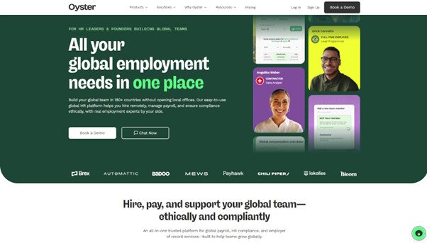 7 plateformes EOR incontournables pour recruter des talents marketing à distance en France 4 Oyster