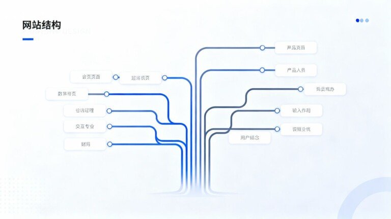Structure d'un site web en arborescence