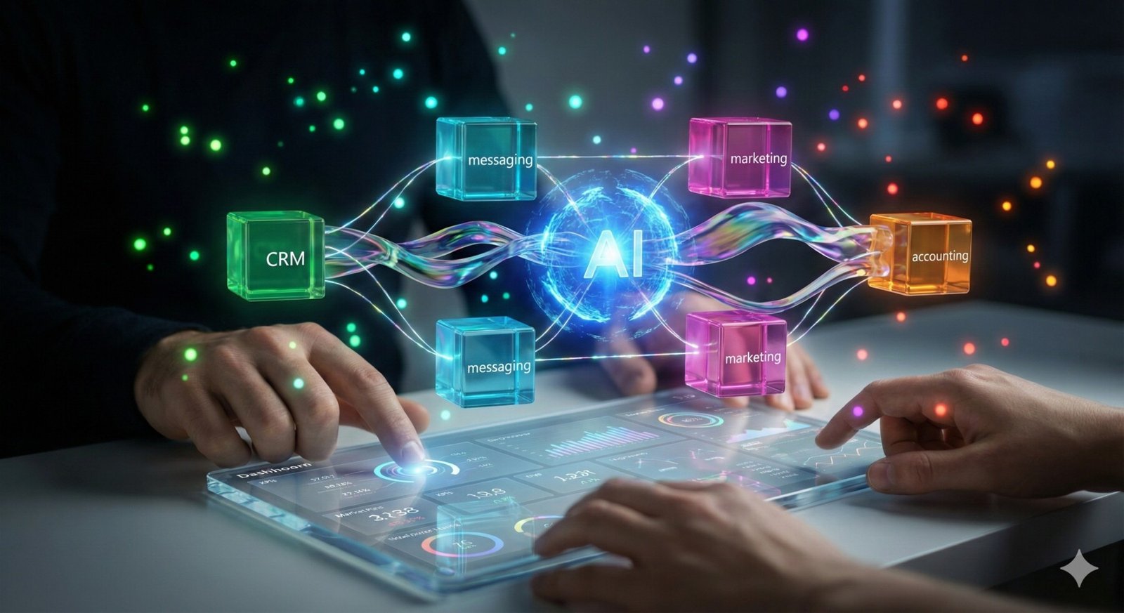 Workflows IA automatisation CRM marketing intégration intelligence artificielle agence