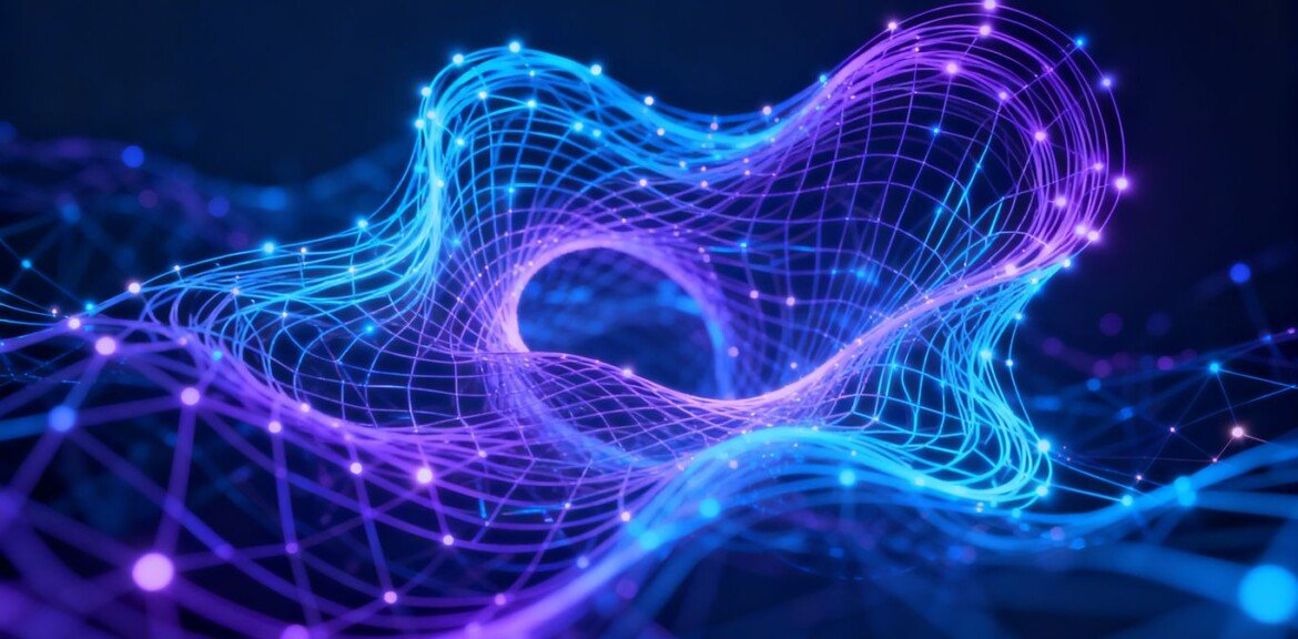 Intelligence artificielle créant des visuels abstraits.