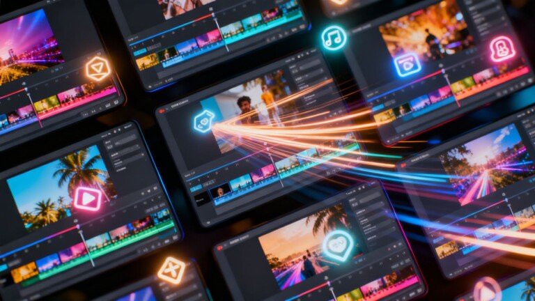 Outils IA pour créer du contenu vidéo facilement.