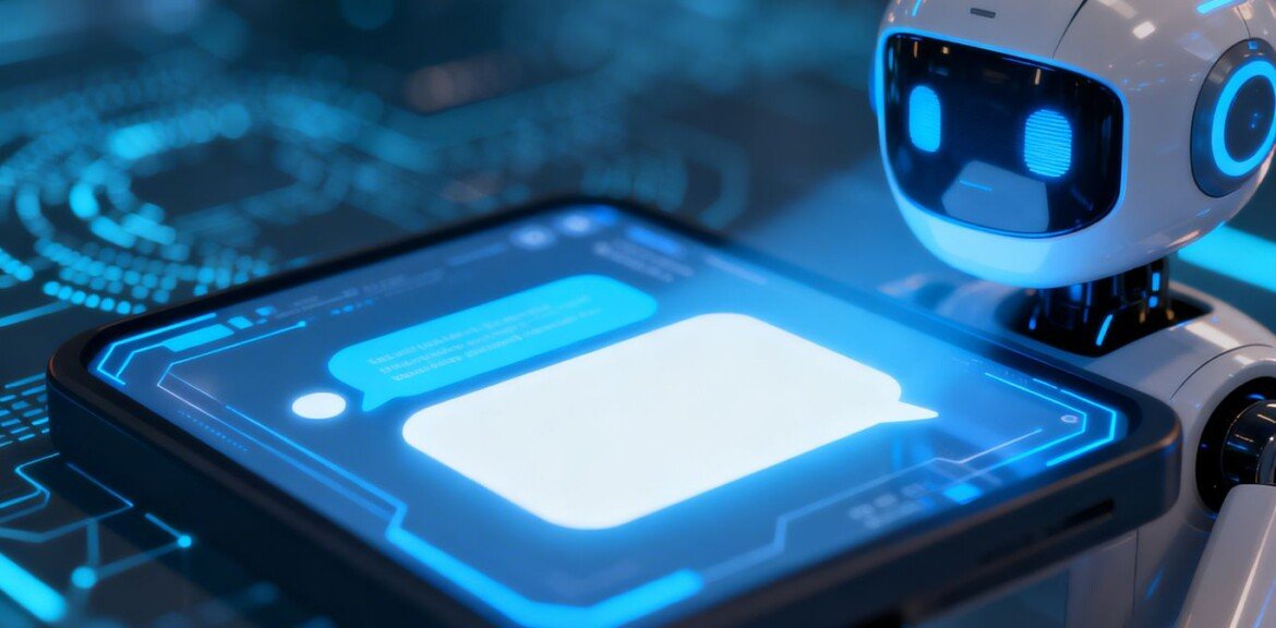 Interface de chatbot IA intégrée à un moteur de recherche.