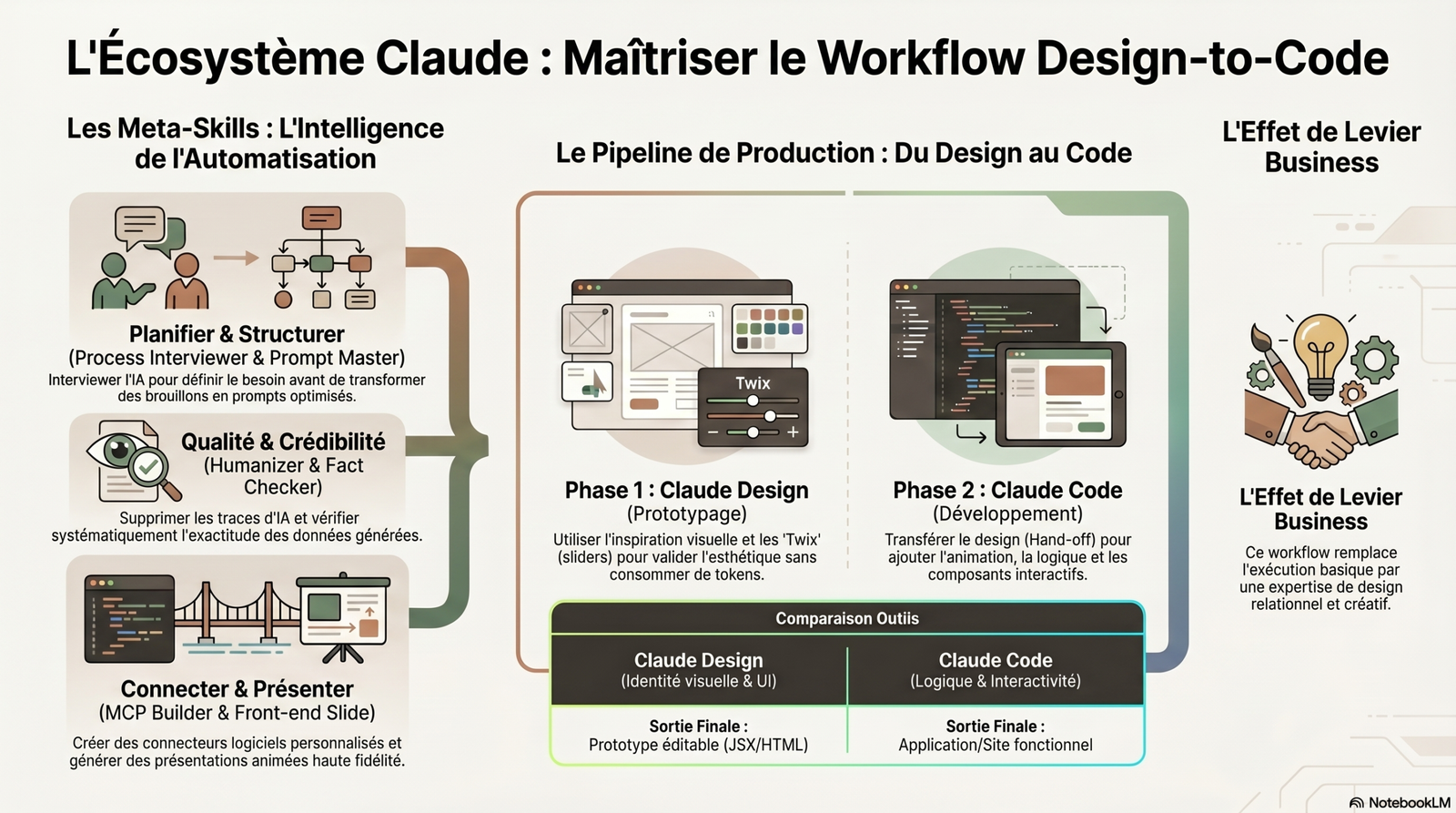 Claude Design Workflow du design au code