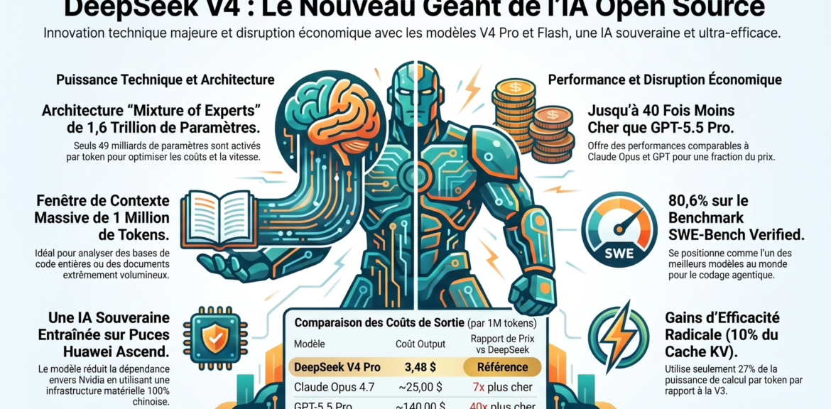 DeepSeek V4 Nouveau géant de l'IA