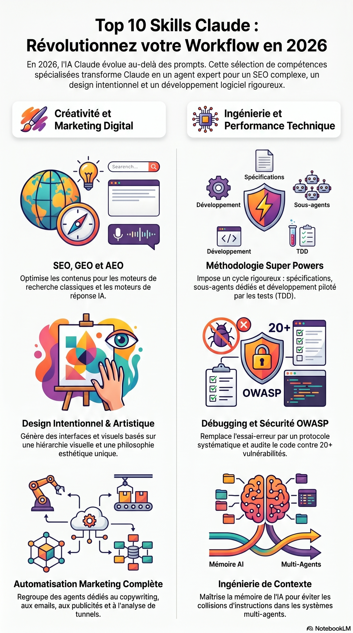 Le Top 10 des Claude Skills 2026
