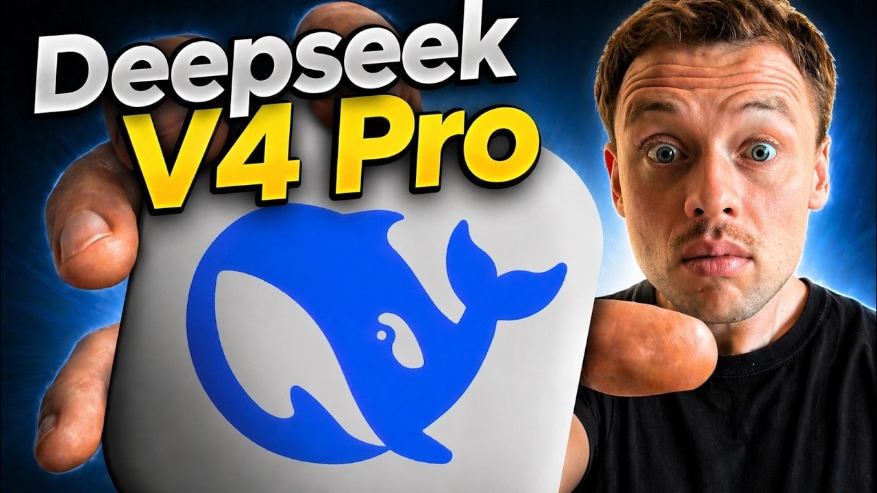 video thumbnail for 'DeepSeek V4 Pro : La Vraie Menace Pour Opus 4.6 ? (7x moins cher) 😱🇨🇳'