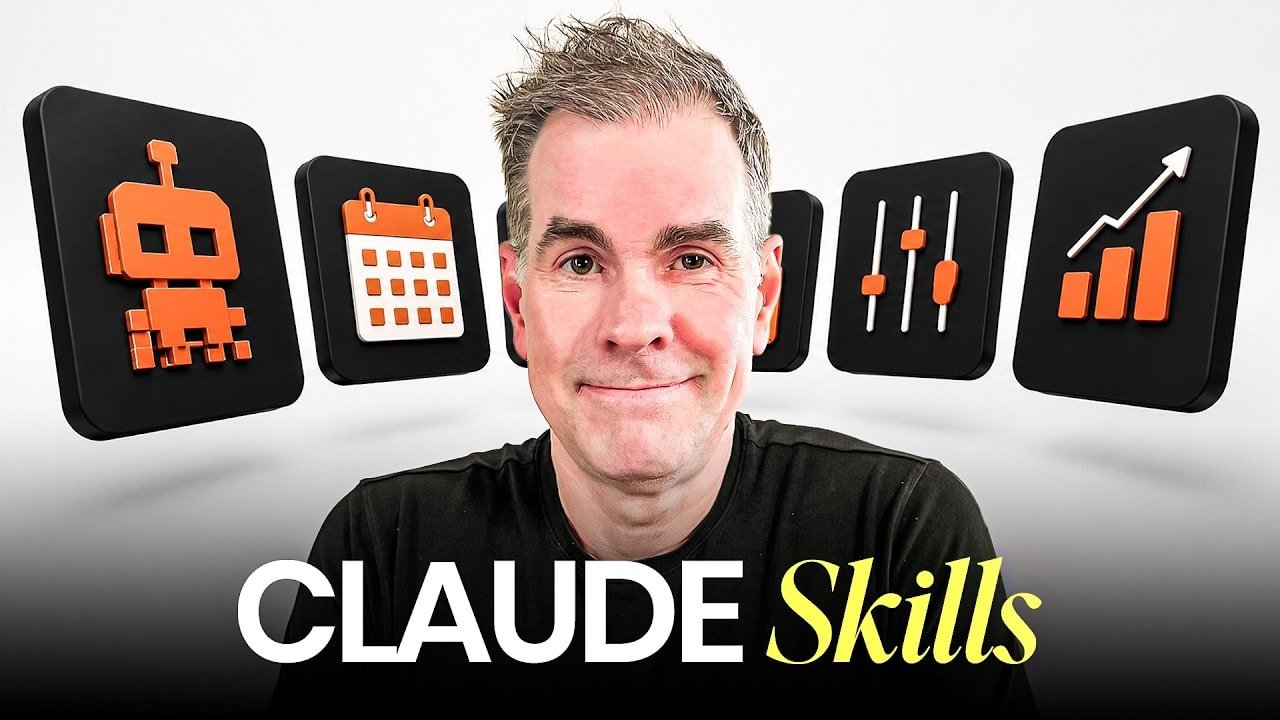 video thumbnail for 'I Tried 100+ Claude Skills. These 7 Actually Run My Business'