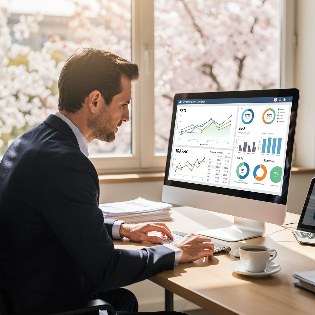 Pour un dirigeant, le webmarketing n’est pas un sujet de communication isolé. Il touche au coût d’acquisition, à la marge commerciale, au taux de transformation, à la productivité des équipes et à la qualité du pipeline.