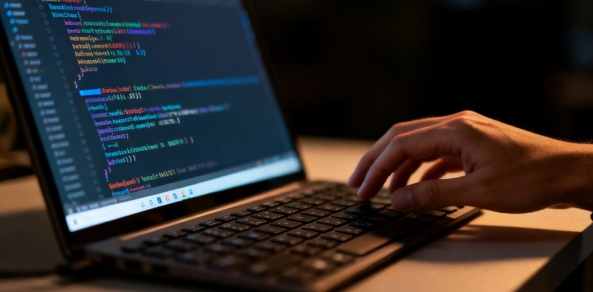 Code sur un écran d'ordinateur pour le SEO hreflang