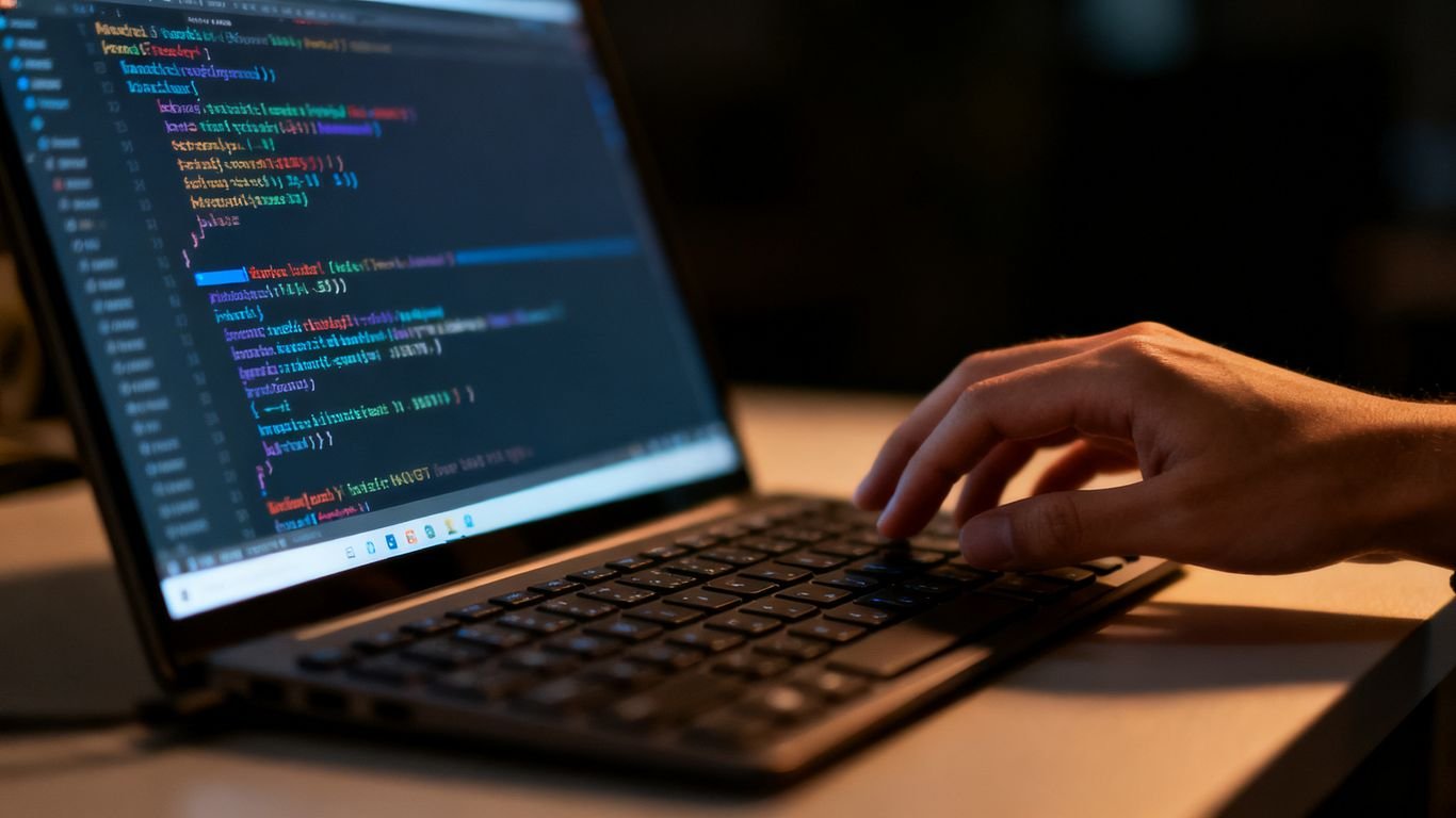 Code sur un écran d'ordinateur pour le SEO hreflang