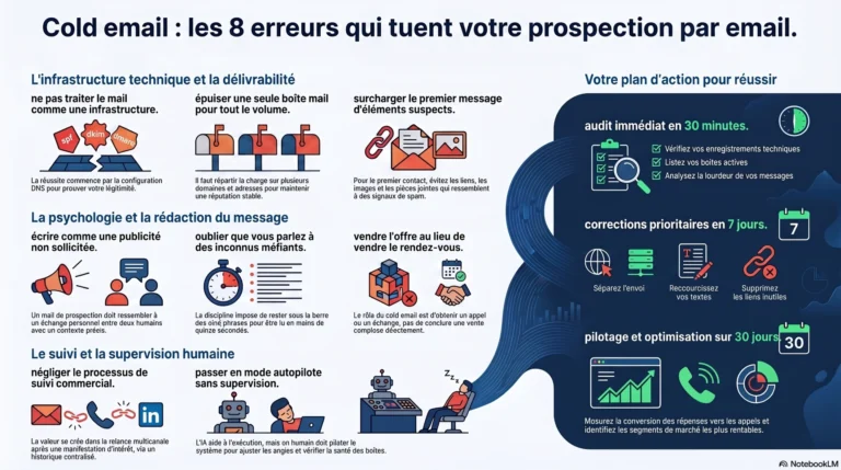 Blog 464 Cold email : les erreurs qui bloquent vos rendez-vous et dégradent votre ROI