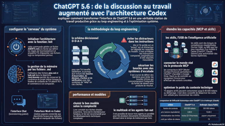 Architecture GPT 5.6 pour le travail augmenté