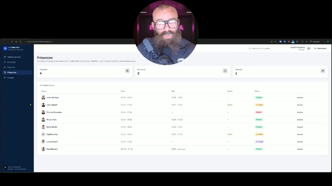 GPT 5.6 : transformer l’IA en système de production pour votre entreprise 2 Interface de gestion affichant une grille de cartes et des données organisées