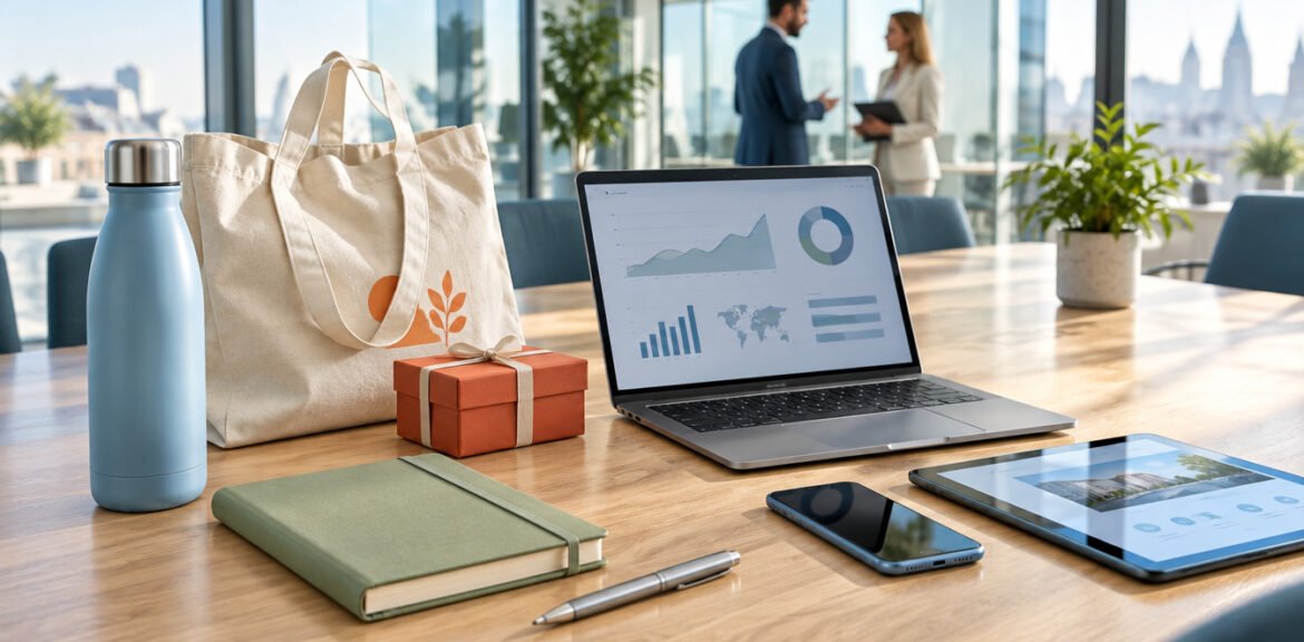 Communication par l'objet avec des cadeaux publicitaires personnalisés intégrés à une stratégie marketing B2B.