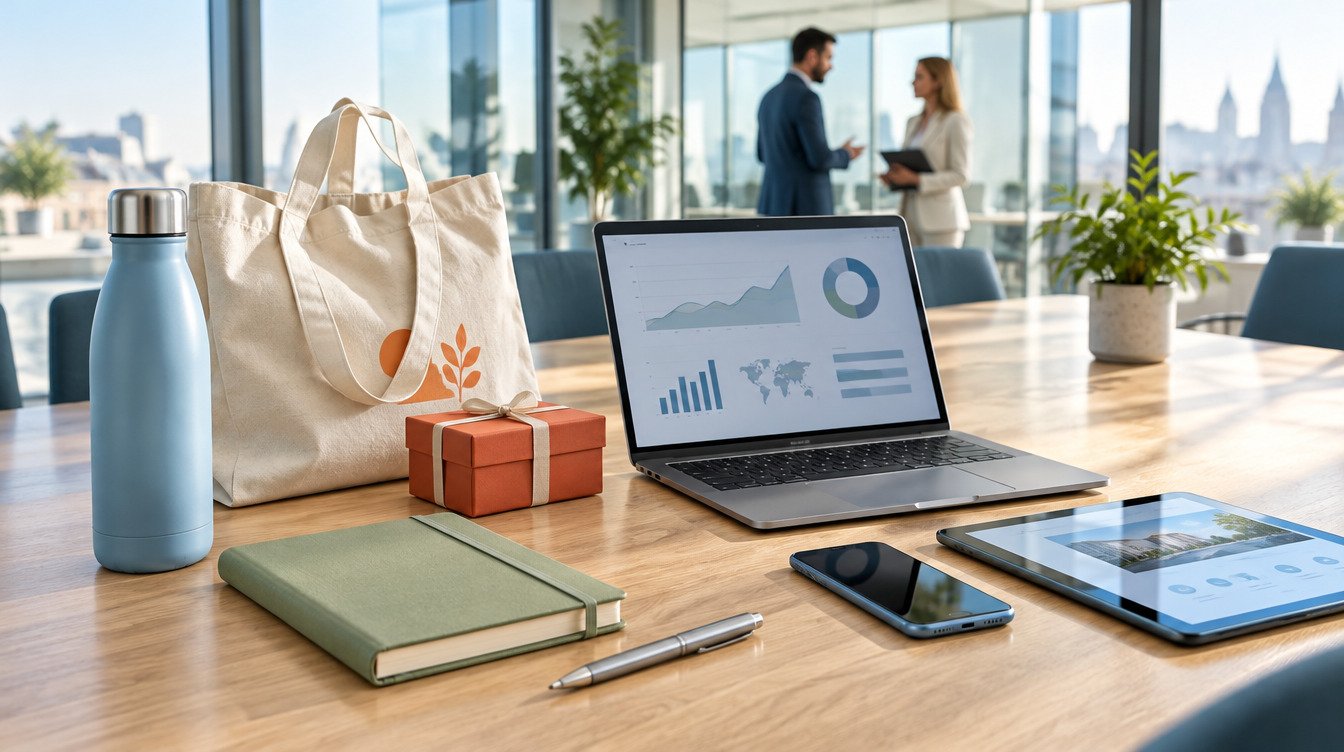 Communication par l'objet avec des cadeaux publicitaires personnalisés intégrés à une stratégie marketing B2B.